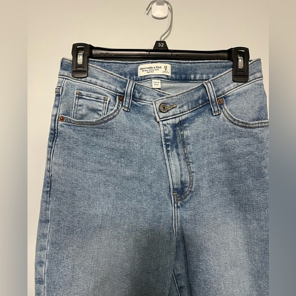 Abercrombie and Fitch criss cross jeans super skinny high rise 29 8s curve love - Picture 4 of 5
